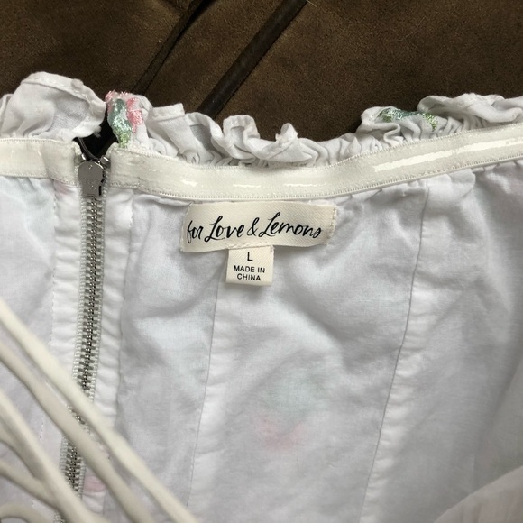 For love and lemons FL&L Rainey Crop Top L EUC ❤️🍋🍒 - Picture 6 of 9